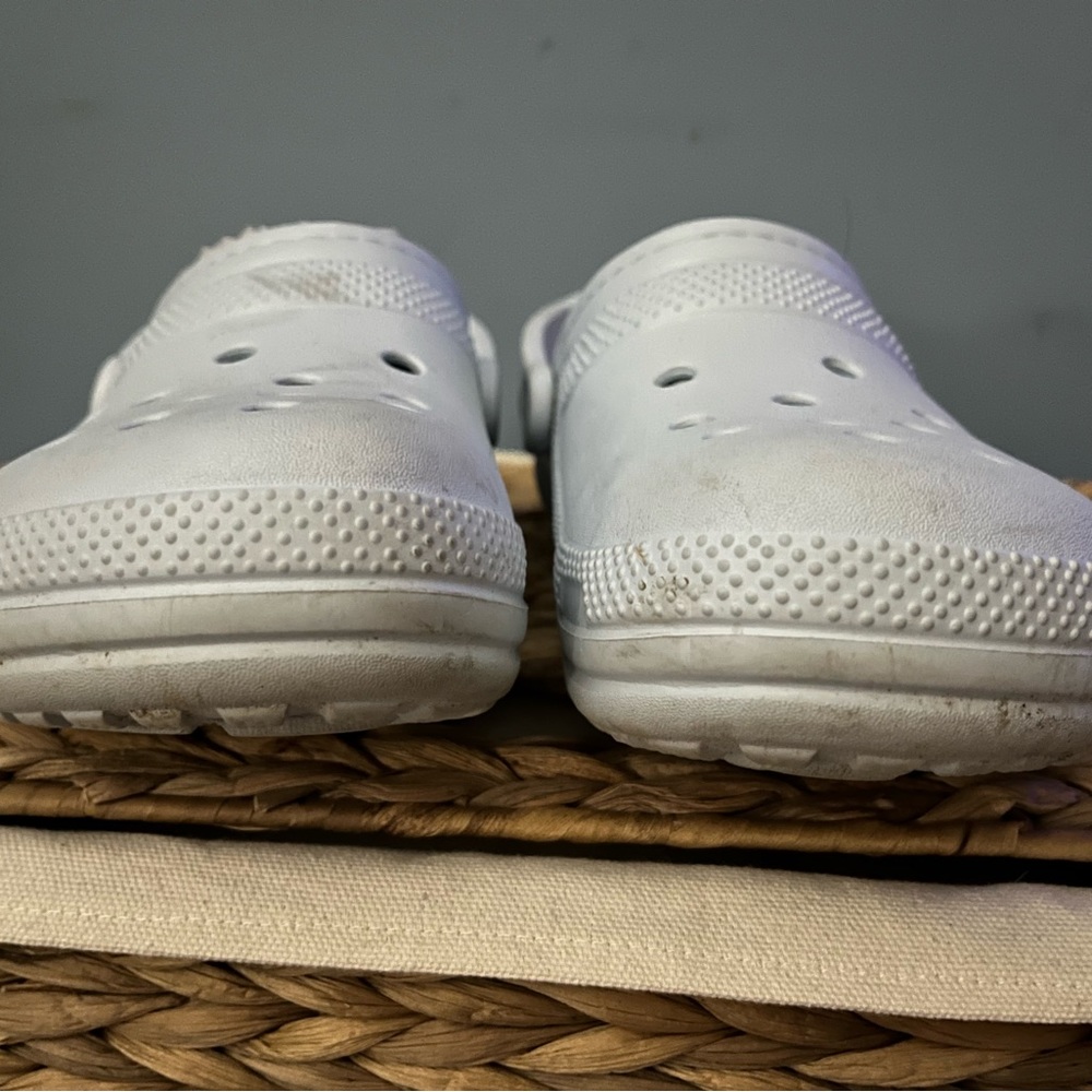 Blue fleece lined crocs size 8 - Picture 6 of 6